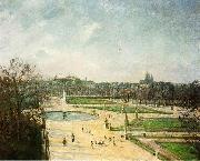 Camille Pissarro Tuileries Gardens USA oil painting artist